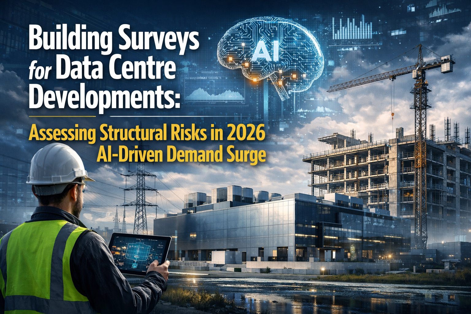 Building Surveys for Data Centre Developments: Assessing Structural Risks in 2026 AI-Driven Demand Surge