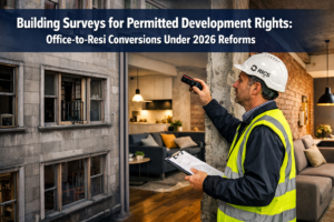 Building Surveys for Permitted Development Rights: Assessing Office-to-Resi Conversions Under 2026 Reforms