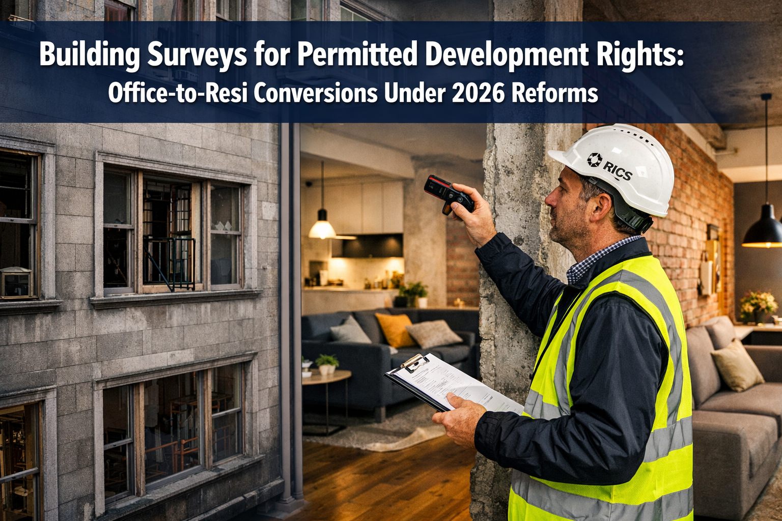 Building Surveys for Permitted Development Rights: Assessing Office-to-Resi Conversions Under 2026 Reforms