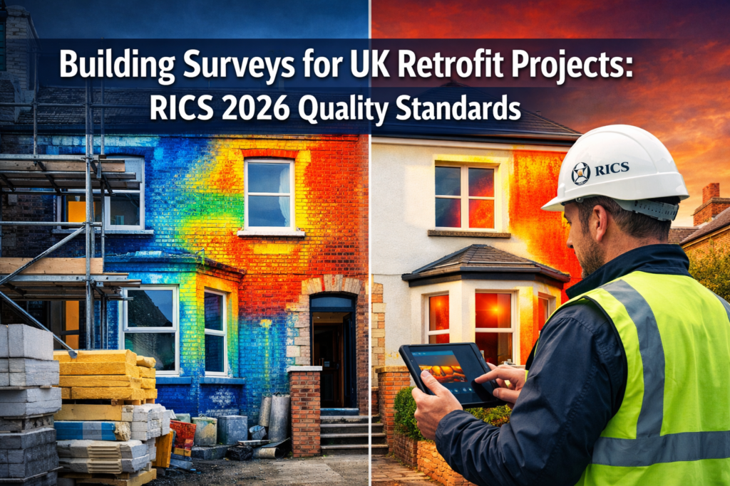 Building Surveys for UK Retrofit Projects: Ensuring Compliance with RICS 2026 Quality Enhancements and Energy Efficiency Standards