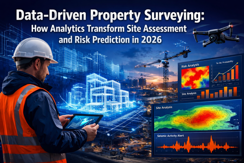 Data-Driven Property Surveying: How Analytics Transform Site Assessment and Risk Prediction in 2026