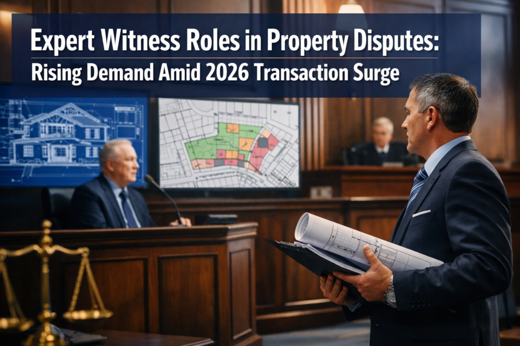 Expert Witness Roles in Property Disputes: Rising Demand Amid 2026 Transaction Surge