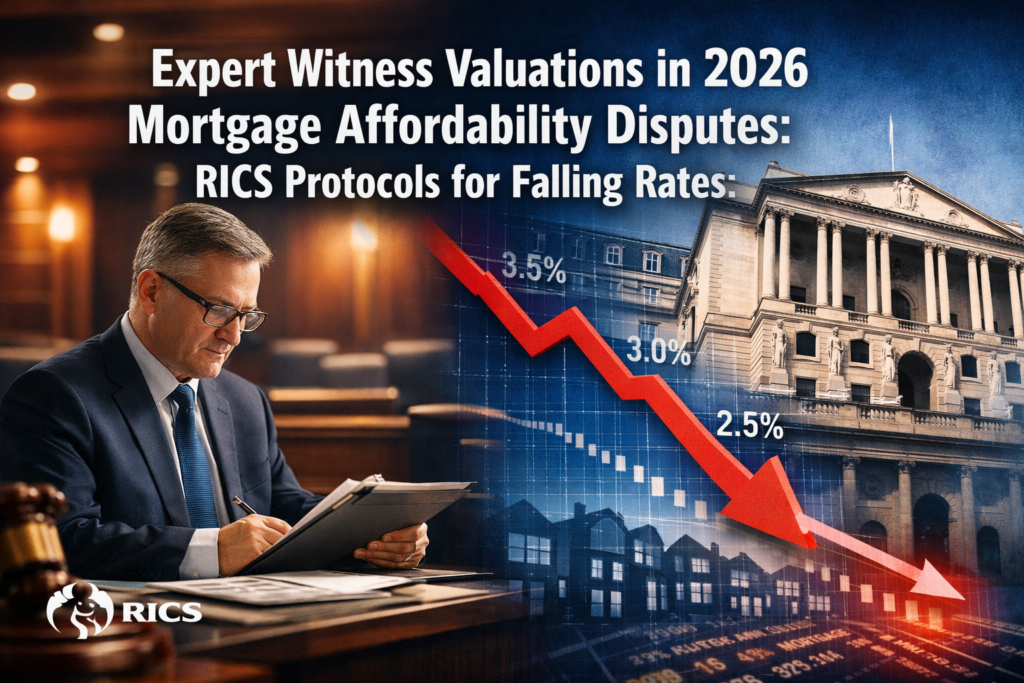 Expert Witness Valuations in 2026 Mortgage Affordability Disputes: RICS Protocols for Falling Rates