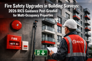 Fire Safety Upgrades in Building Surveys: 2026 RICS Guidance Post-Grenfell for Multi-Occupancy Properties