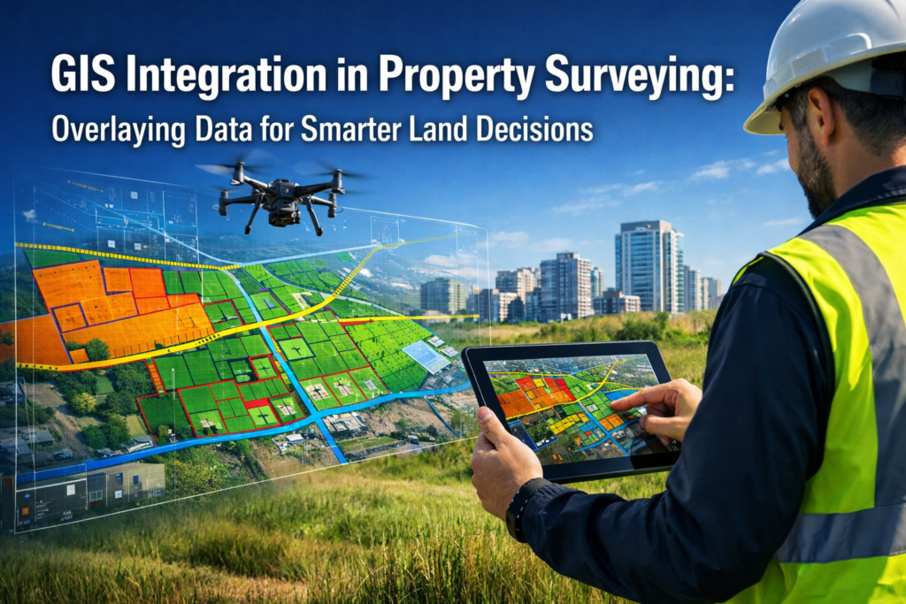 GIS Integration in Property Surveying: Overlaying Data for Smarter Land Decisions