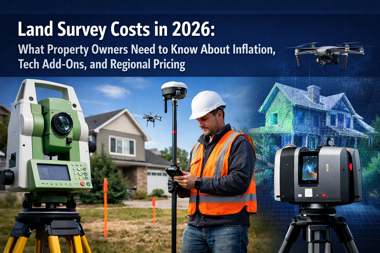 Land Survey Costs in 2026: What Property Owners Need to Know About Inflation, Tech Add-Ons, and Regional Pricing
