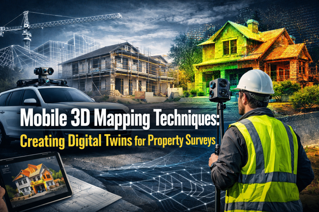 Mobile 3D Mapping Techniques: Creating Digital Twins for Property Surveys