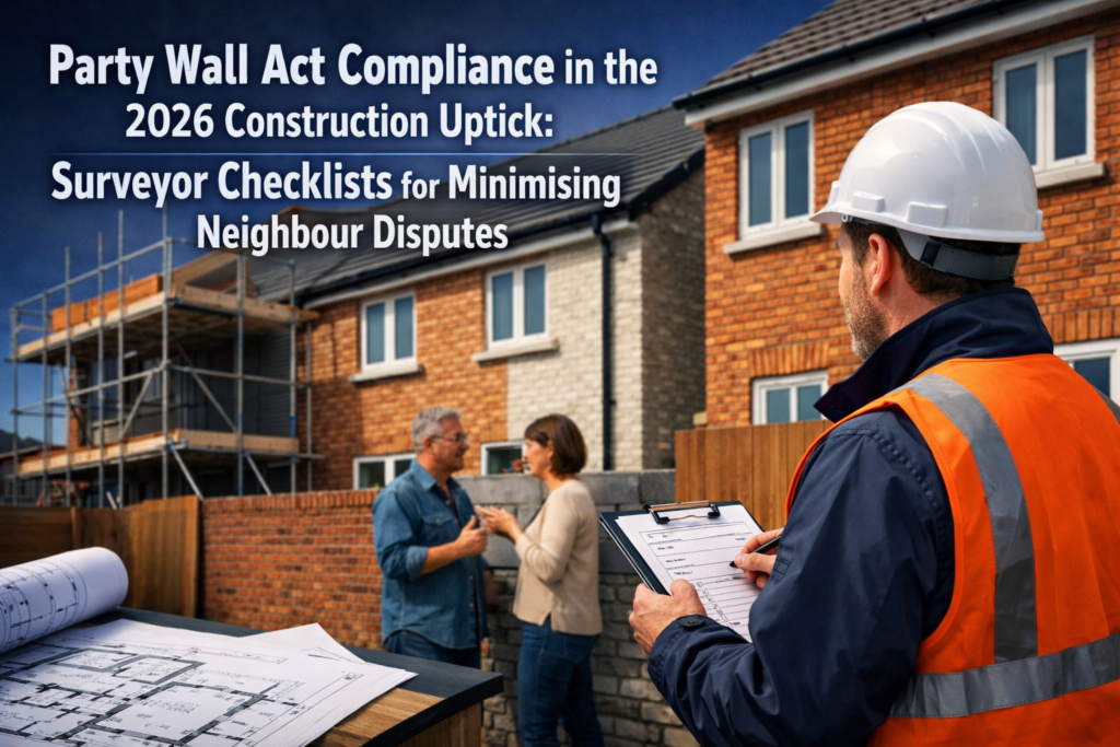 Party Wall Act Compliance in the 2026 Construction Uptick: Surveyor Checklists for Minimising Neighbour Disputes
