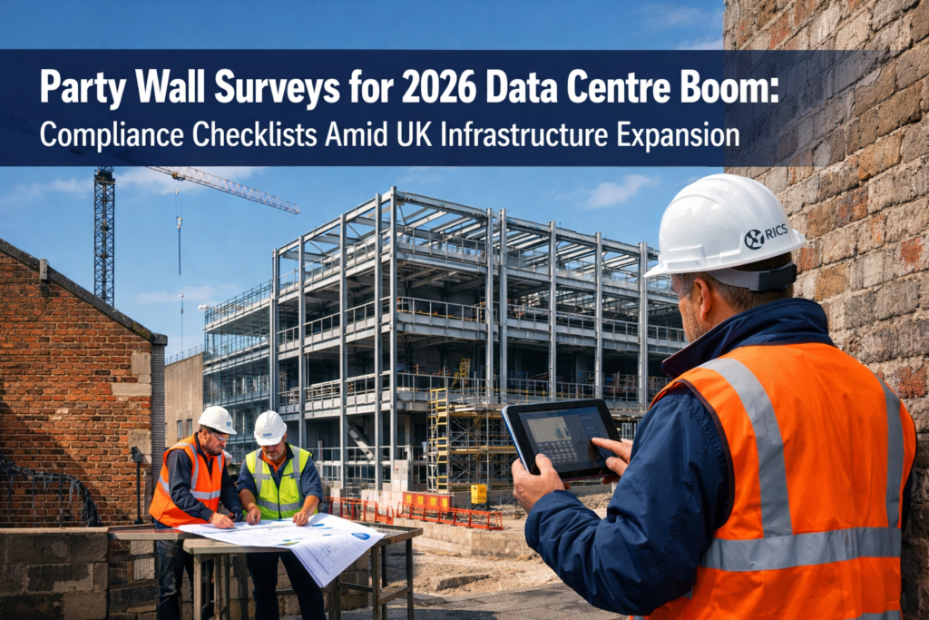 Party Wall Surveys for 2026 Data Centre Boom: Compliance Checklists Amid UK Infrastructure Expansion