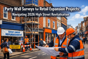 Party Wall Surveys for Retail Expansion Projects: Navigating 2026 High Street Revitalisation Agreements