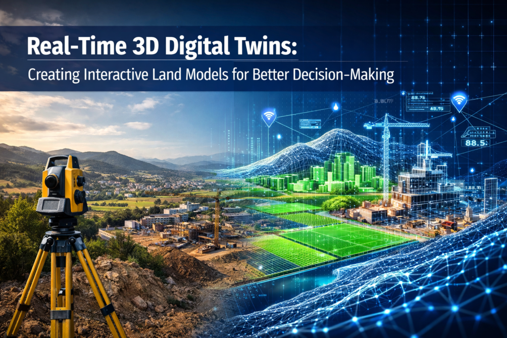 Real-Time 3D Digital Twins: Creating Interactive Land Models for Better Decision-Making