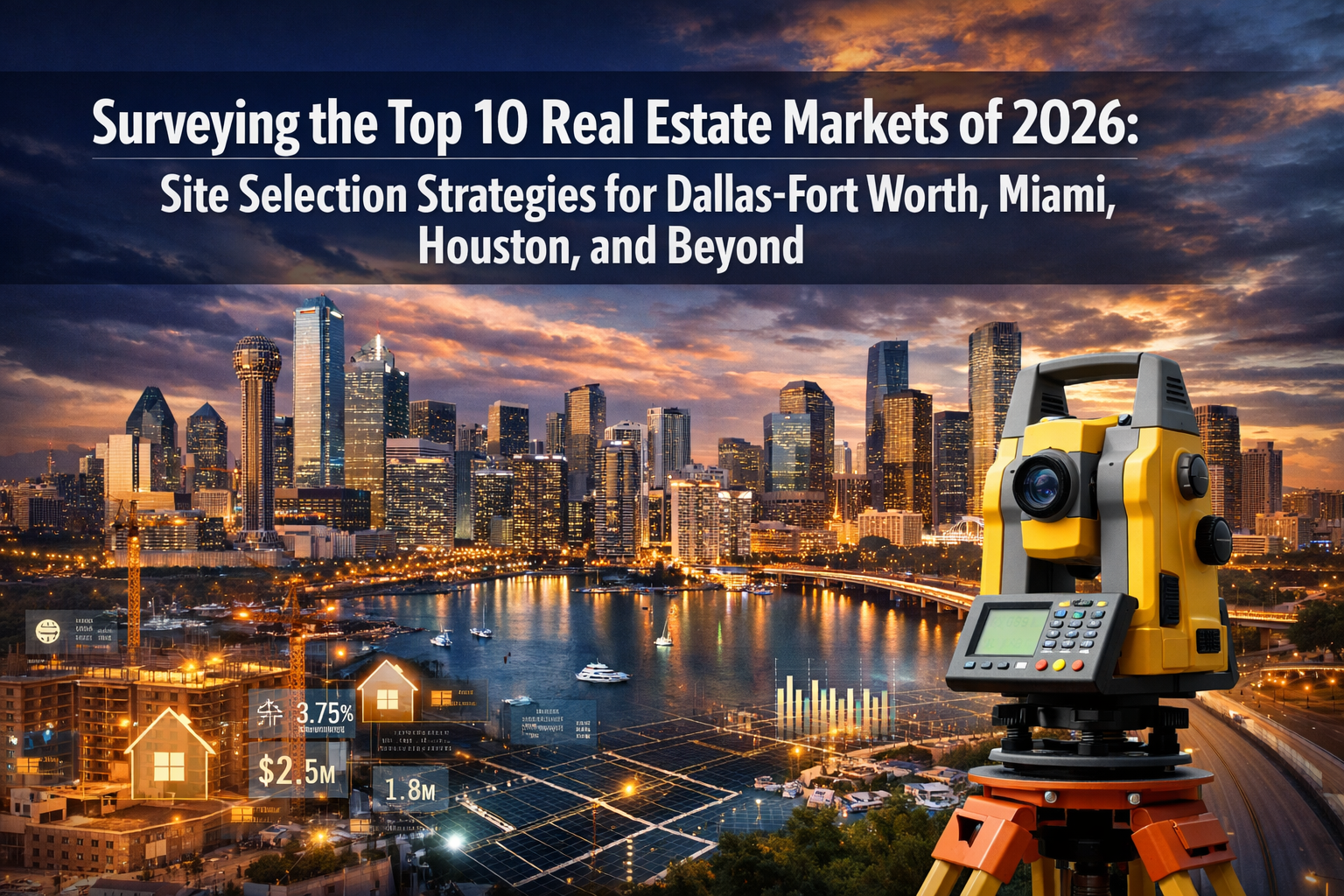 Surveying the Top 10 Real Estate Markets of 2026: Site Selection Strategies for Dallas-Fort Worth, Miami, Houston, and Beyond