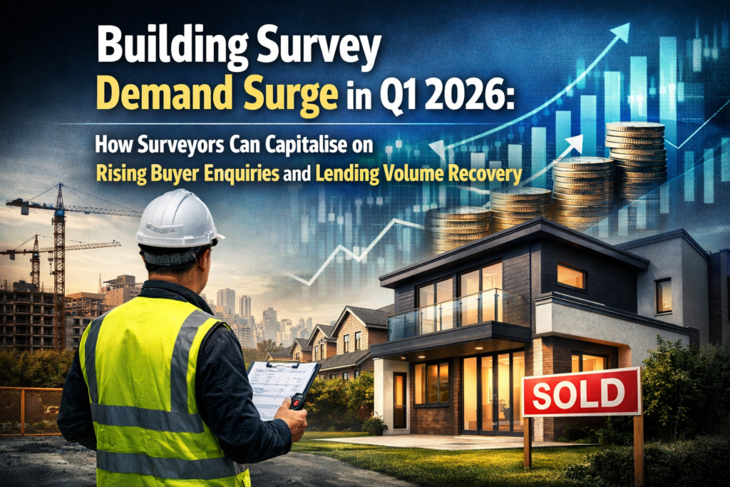 Building Survey Demand Surge in Q1 2026: How Surveyors Can Capitalise on Rising Buyer Enquiries and Lending Volume Recovery