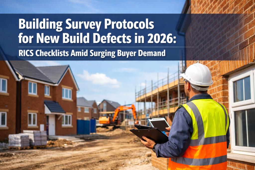 Building Survey Protocols for New Build Defects in 2026: RICS Checklists Amid Surging Buyer Demand