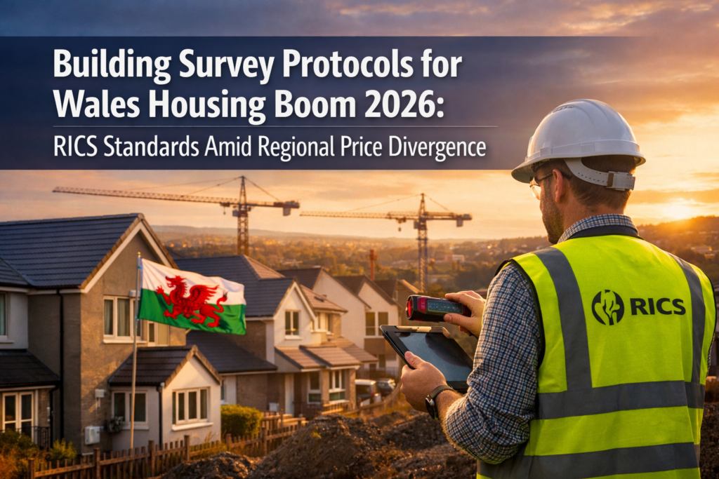 Building Survey Protocols for Wales Housing Boom 2026: RICS Standards Amid Regional Price Divergence