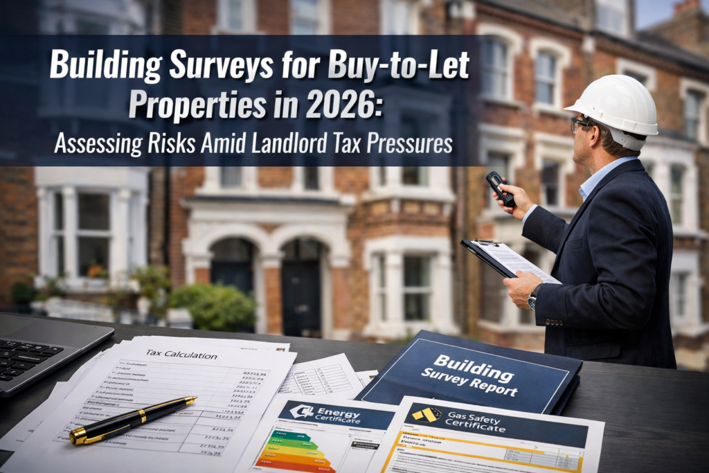 Building Surveys for Buy-to-Let Properties in 2026: Assessing Risks Amid Landlord Tax Pressures