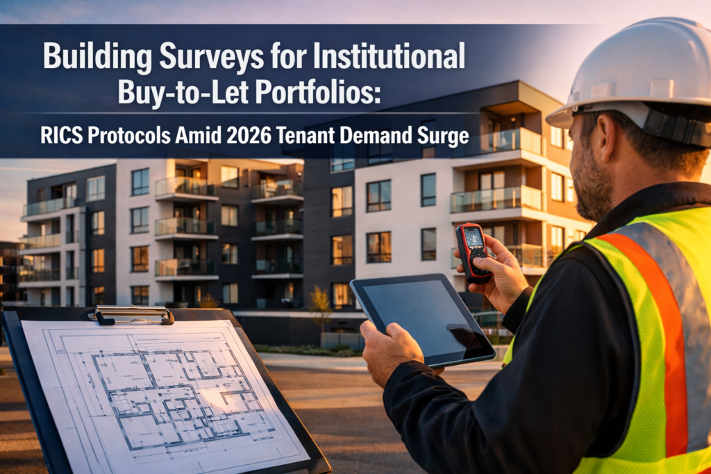 Building Surveys for Institutional Buy-to-Let Portfolios: RICS Protocols Amid 2026 Tenant Demand Surge