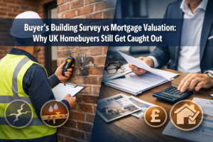 Buyer’s Building Survey vs Mortgage Valuation: Why UK Homebuyers Still Get Caught Out