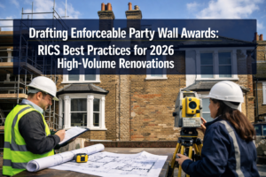Drafting Enforceable Party Wall Awards: RICS Best Practices for 2026 High-Volume Renovations