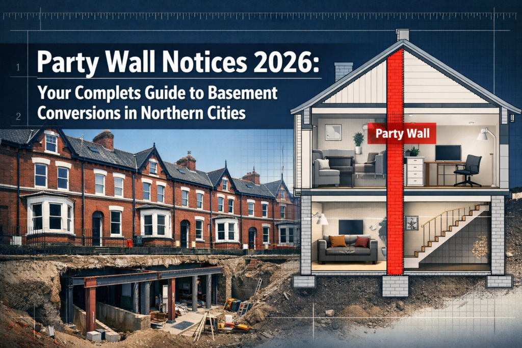 Evergreen Guide to Party Wall Notices: 2026 Updates for Basement Conversions in High-Demand Northern Cities