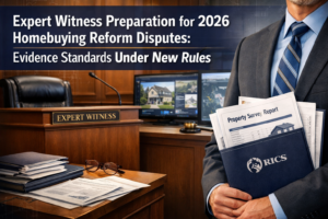 Expert Witness Preparation for 2026 Homebuying Reform Disputes: Evidence Standards Under New Rules