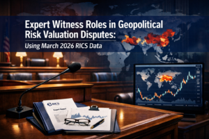 Expert Witness Roles in Geopolitical Risk Valuation Disputes: Using March 2026 RICS Data for Robust Cases