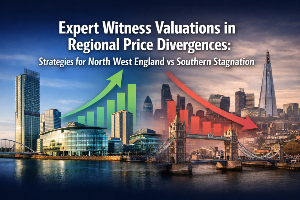 Expert Witness Valuations in Regional Price Divergences: Strategies for North West England vs Southern Stagnation