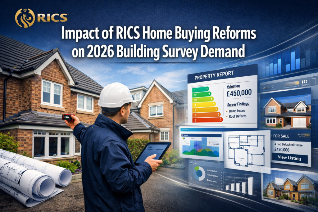 Impact of RICS Home Buying Reforms on 2026 Building Survey Demand: Preparation Guide for Surveyors