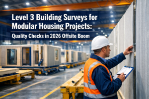 Level 3 Building Surveys for Modular Housing Projects: Quality Checks in 2026 Offsite Boom