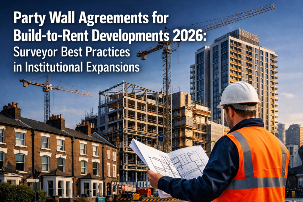 Party Wall Agreements for Build-to-Rent Developments 2026: Surveyor Best Practices in Institutional Expansions