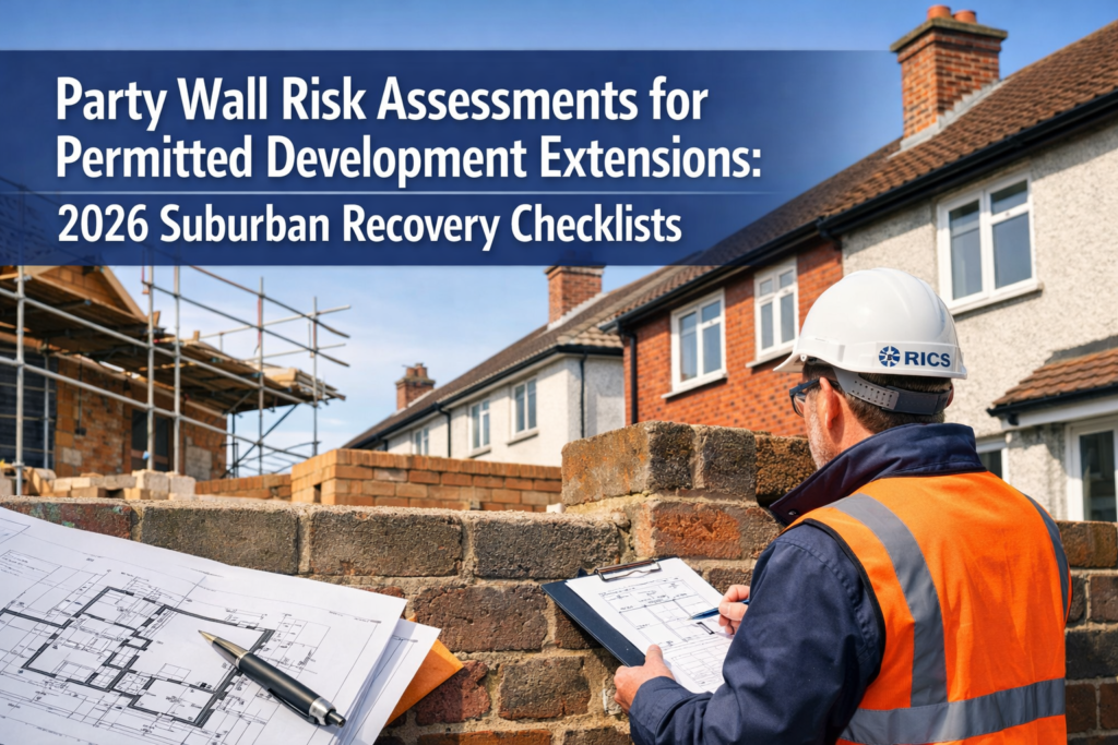 Party Wall Risk Assessments for Permitted Development Extensions: 2026 Suburban Recovery Checklists