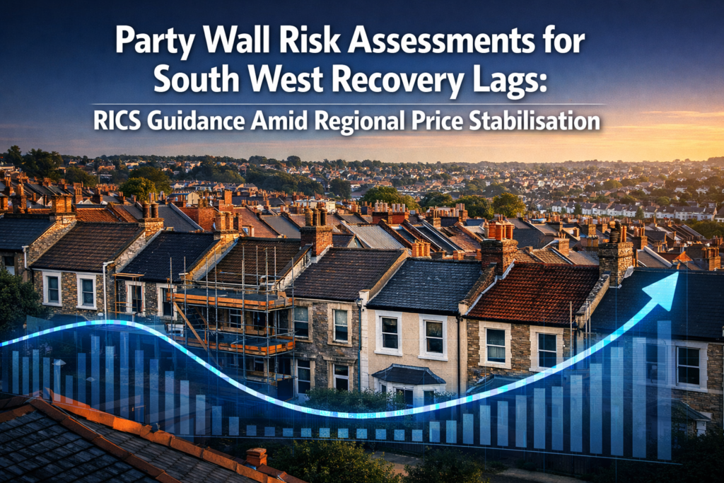 Party Wall Risk Assessments for South West Recovery Lags: RICS Guidance Amid Regional Price Stabilisation