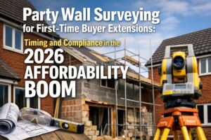 Party Wall Surveying for First-Time Buyer Extensions: Timing and Compliance in the 2026 Affordability Boom