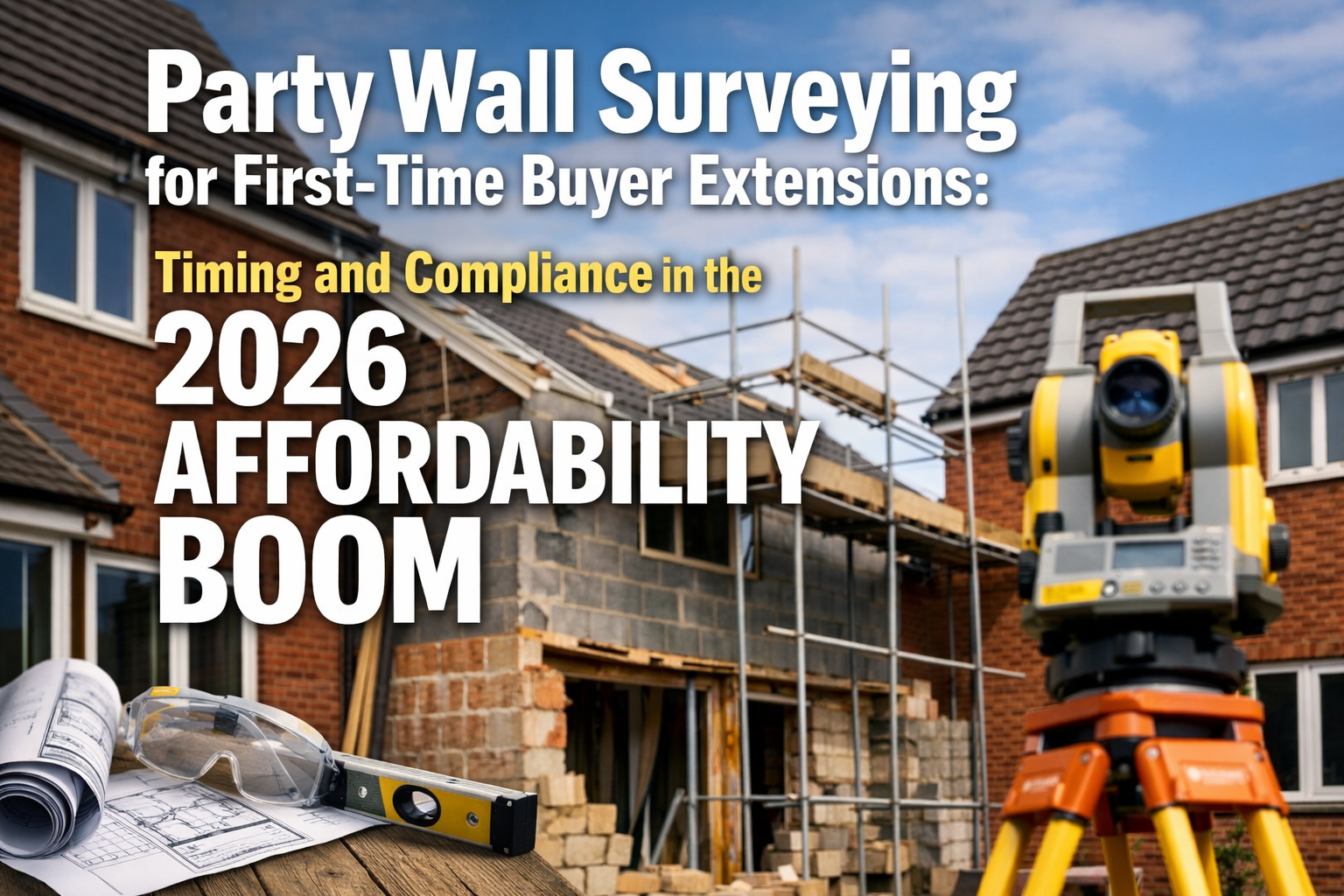 Party Wall Surveying for First-Time Buyer Extensions: Timing and Compliance in the 2026 Affordability Boom