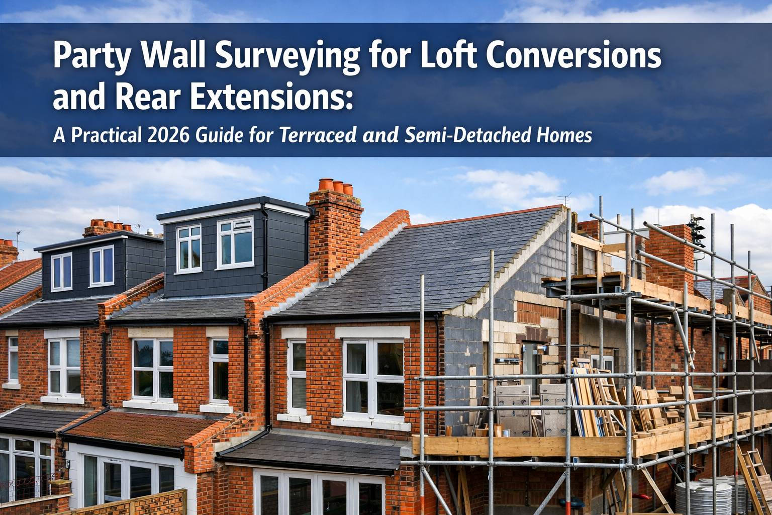 Party Wall Surveying for Loft Conversions and Rear Extensions: A Practical 2026 Guide for Terraced and Semi‑Detached Homes