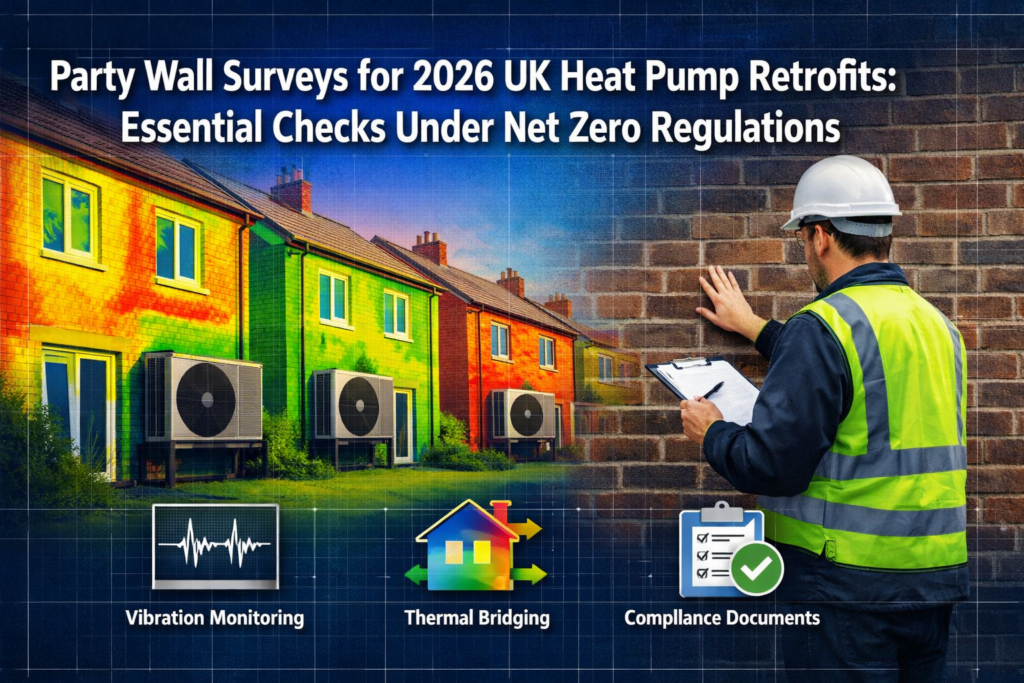 Party Wall Surveys for 2026 UK Heat Pump Retrofits: Essential Checks Under Net Zero Regulations