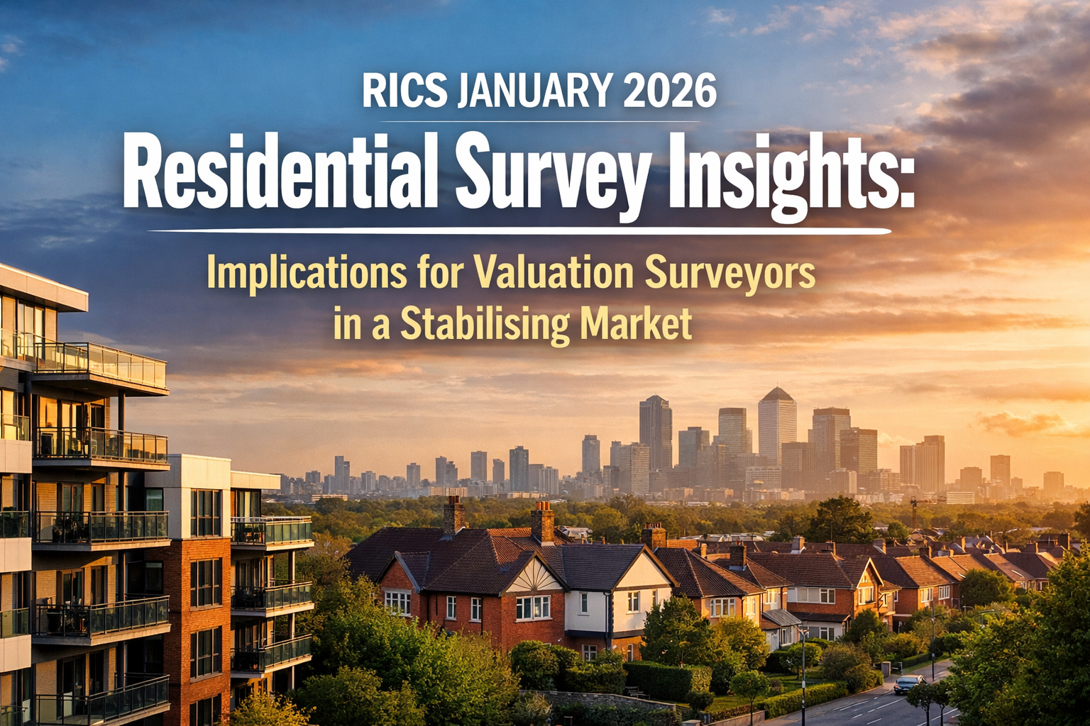 RICS January 2026 Residential Survey Insights: Implications for Valuation Surveyors in a Stabilising Market