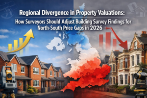 Regional Divergence in Property Valuations: How Surveyors Should Adjust Building Survey Findings for North-South Price Gaps in 2026