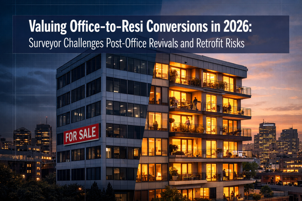 Valuing Office-to-Resi Conversions in 2026: Surveyor Challenges Post-Office Revivals and Retrofit Risks