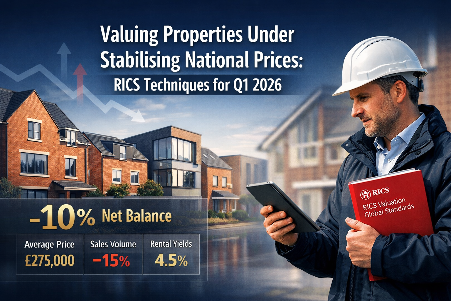 Valuing Properties Under Stabilising National Prices: RICS Techniques for Q1 2026 House Price Net Balance of -10%