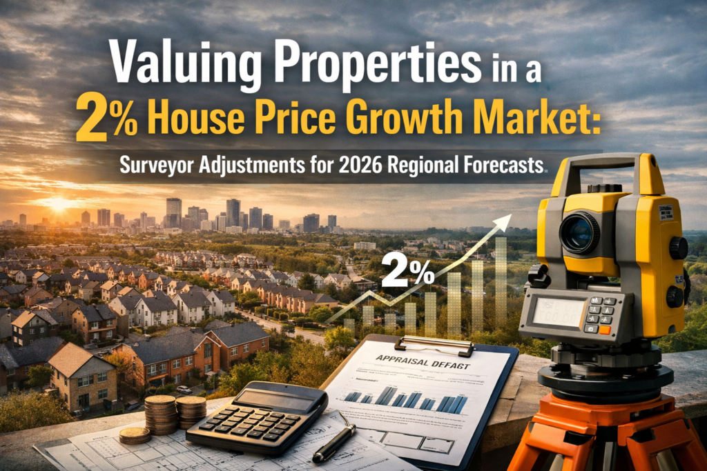 Valuing Properties in a 2% House Price Growth Market: Surveyor Adjustments for 2026 Regional Forecasts