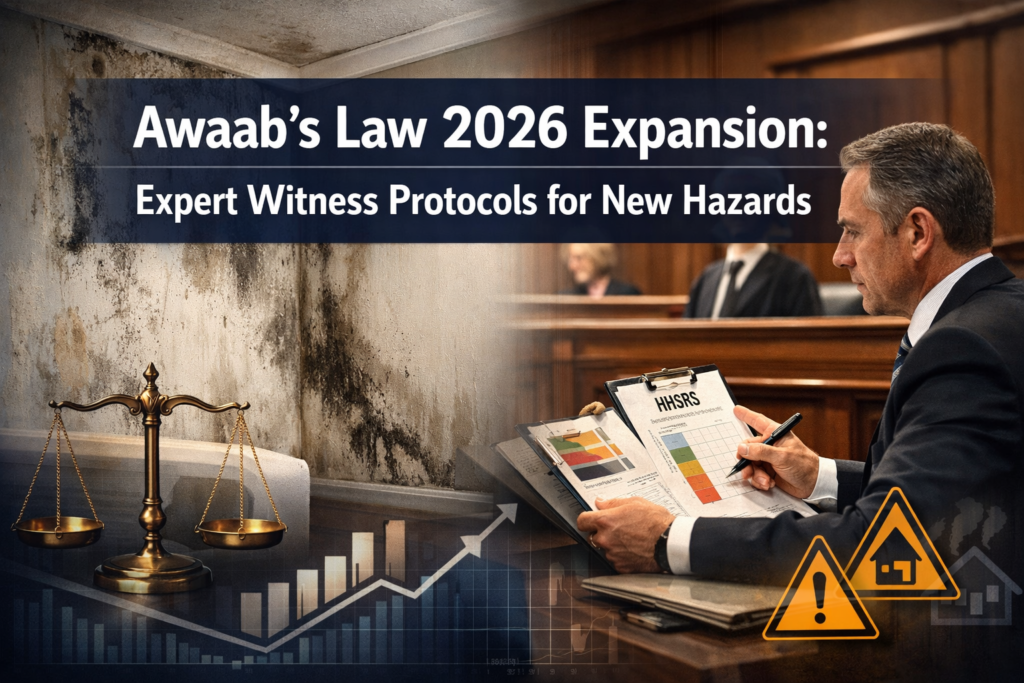 Awaab’s Law 2026 Expansion: Expert Witness Protocols for New Hazards in Rental Valuation Disputes