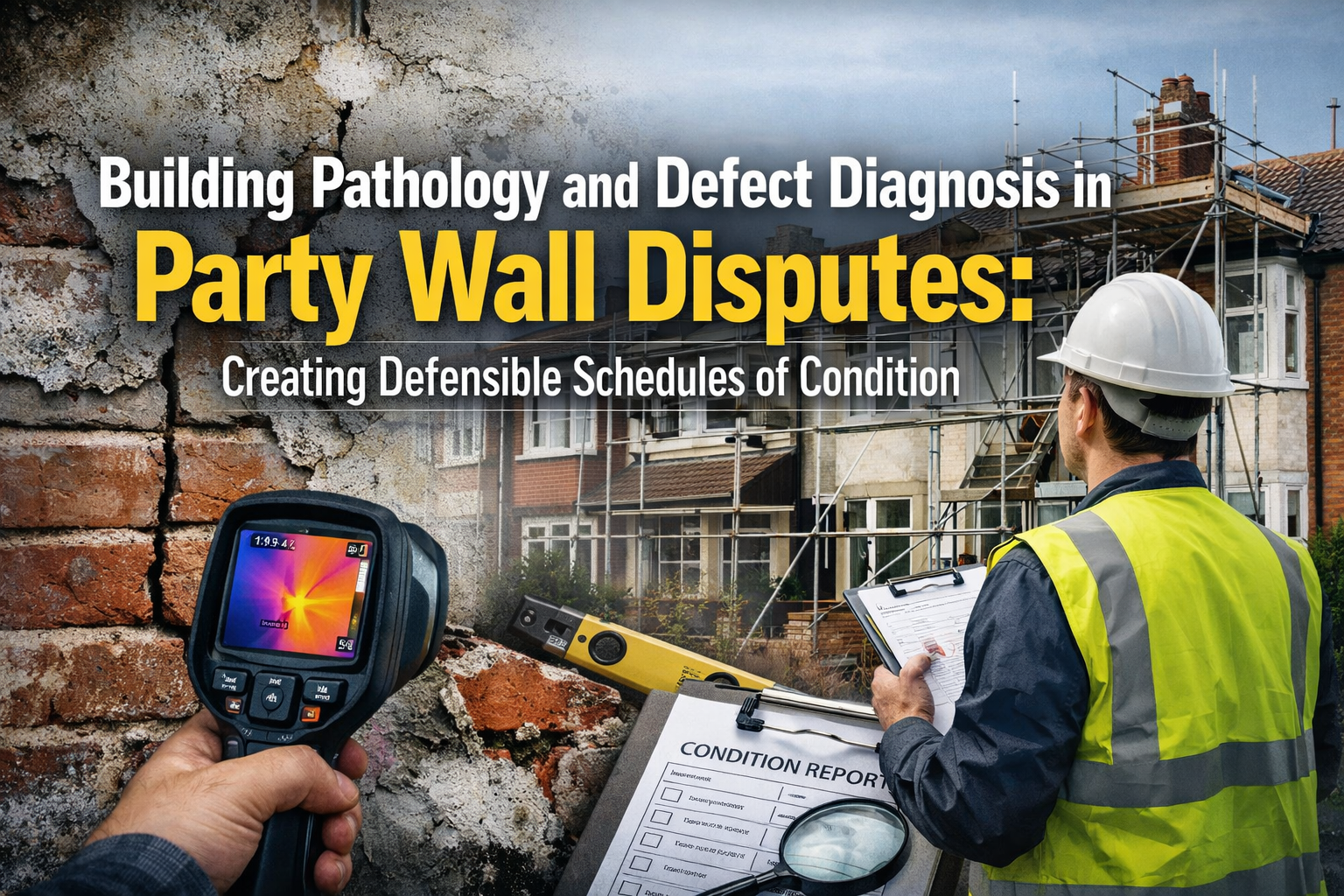 Building Pathology and Defect Diagnosis in Party Wall Disputes: Creating Defensible Schedules of Condition