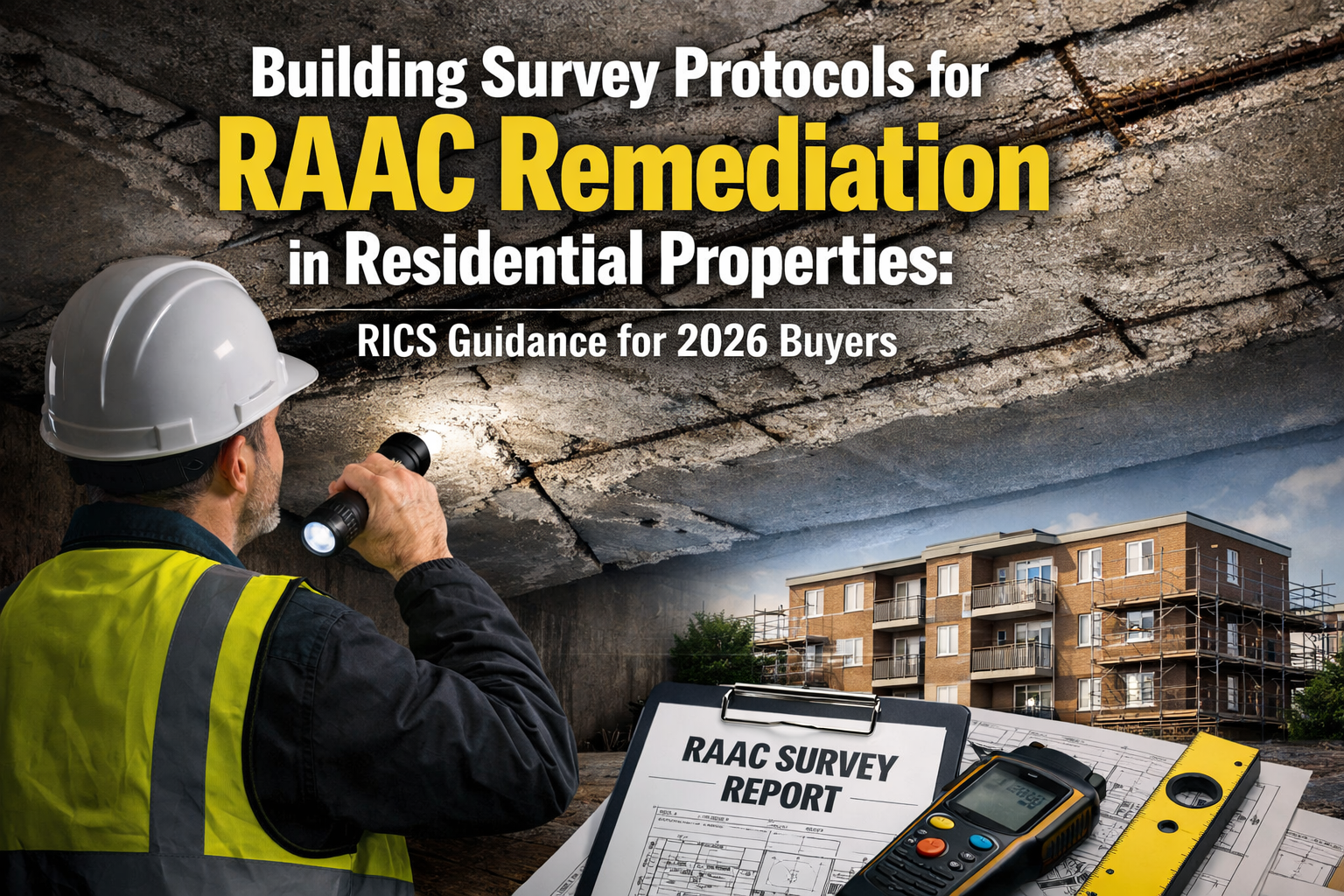 Building Survey Protocols for RAAC Remediation in Residential Properties: RICS Guidance for 2026 Buyers