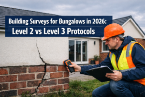 Building Surveys for Bungalows in 2026: Level 2 vs Level 3 Protocols for Subsidence, Damp and Roof Spread Risks