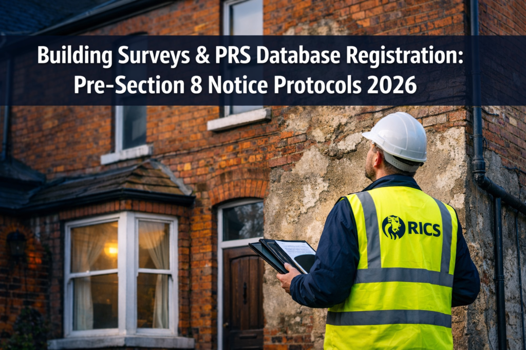 Building Surveys for Private Landlord Database Registration: Pre-Section 8 Notice Protocols Under Renters’ Rights 2026