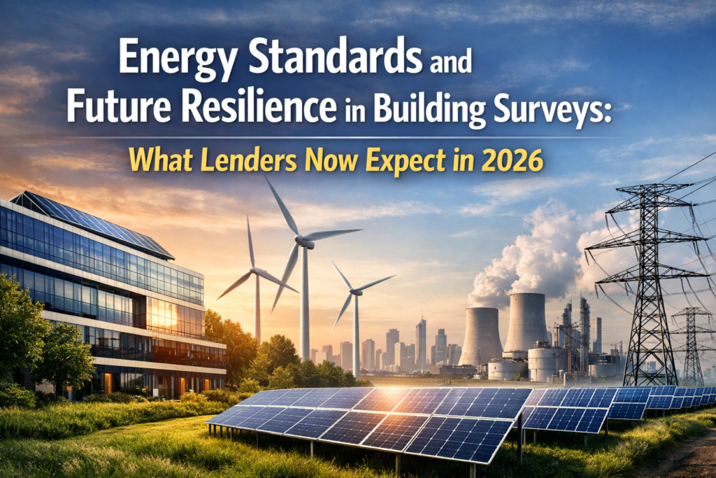 Energy Standards and Future Resilience in Building Surveys: What Lenders Now Expect in 2026