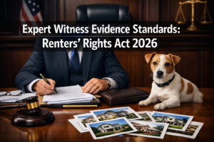 Expert Witness Evidence Standards for Renters’ Rights Act 2026 Disputes: Valuation Protocols for Pet Permissions and Rent Challenges
