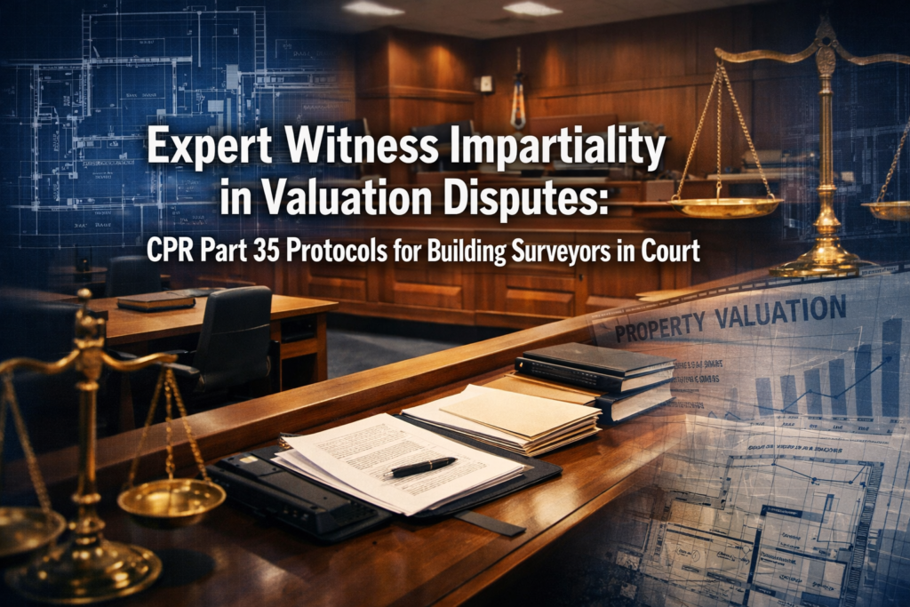 Expert Witness Impartiality in Valuation Disputes: CPR Part 35 Protocols for Building Surveyors in Court