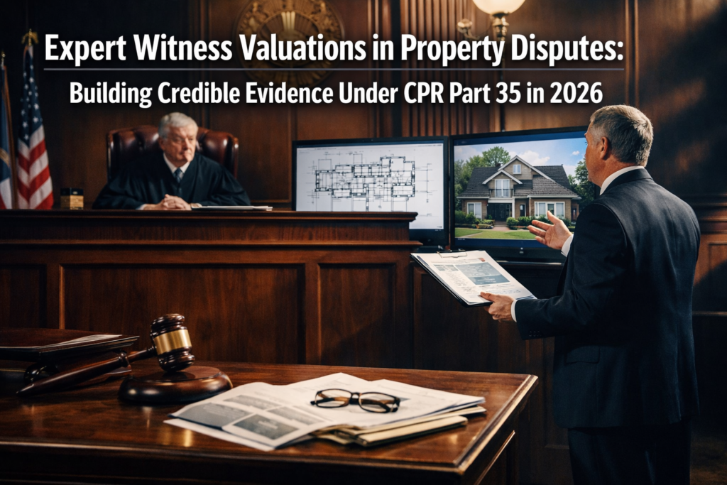 Expert Witness Valuations in Property Disputes: Building Credible Evidence Under CPR Part 35 in 2026